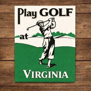 Play Golf At Virginia Sign Golf Course Golfing